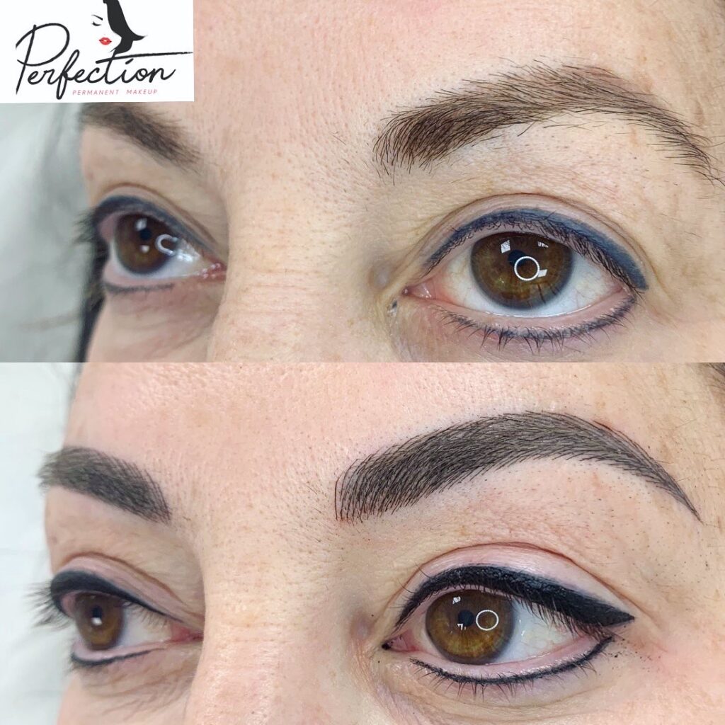 Permanent Makeup Eyeliner Client